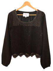 Top Crop Size M Chest 19 length 24