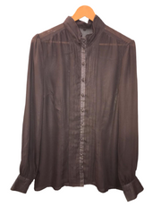 Top Chiffon See through Size Medium Chest 19 length 27