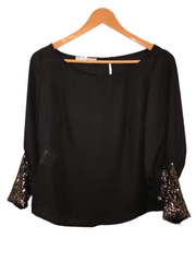 Chiffon Size S/M length 24 Crop